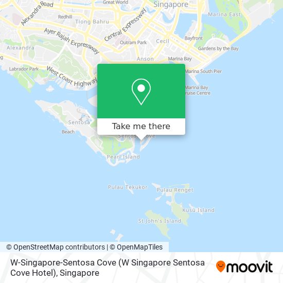W-Singapore-Sentosa Cove map