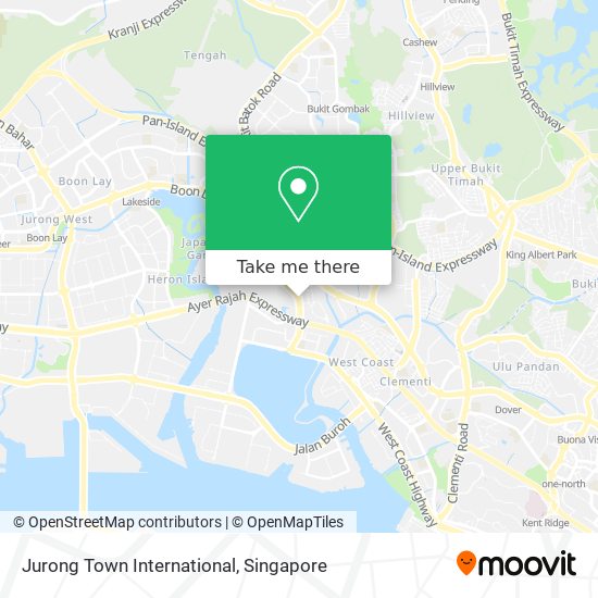 Jurong Town International map