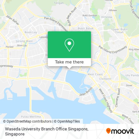 Waseda University Branch Office Singapore map