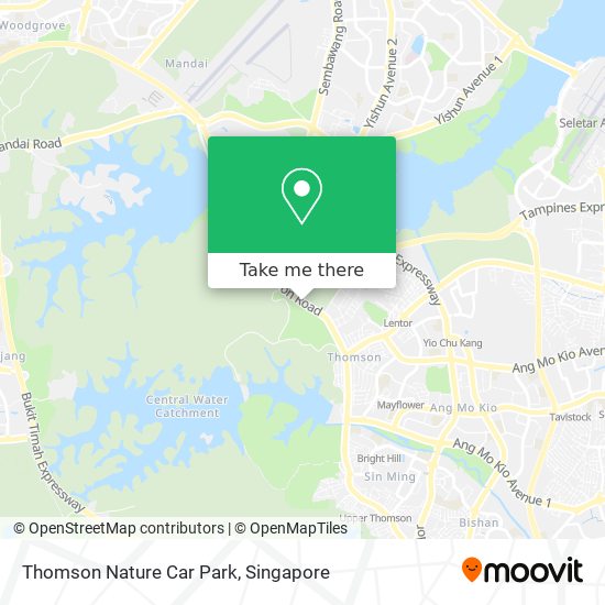 Thomson Nature Car Park map