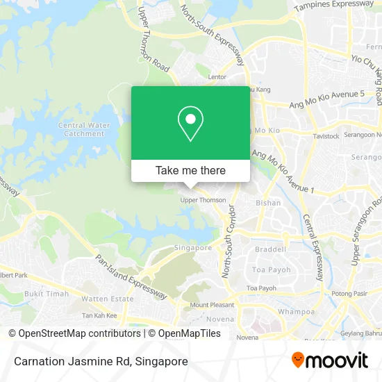 Carnation Jasmine Rd map