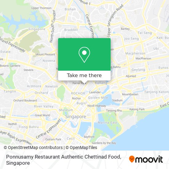 Ponnusamy Restaurant Authentic Chettinad Food map
