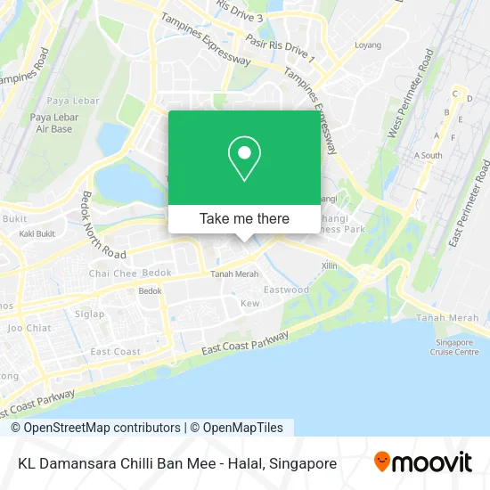 KL Damansara Chilli Ban Mee - Halal map