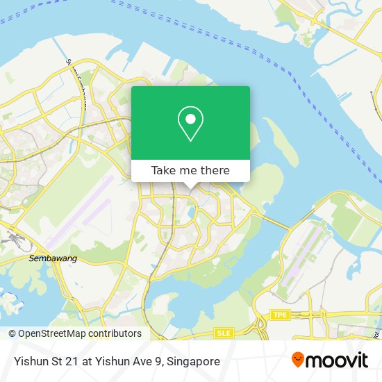 Yishun St 21 at Yishun Ave 9 map