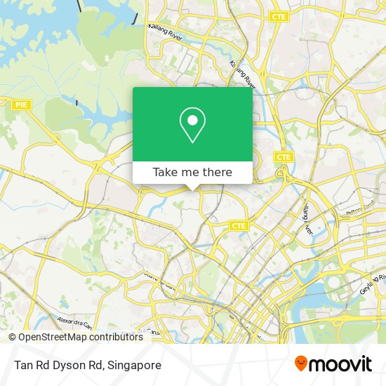 Tan Rd Dyson Rd map