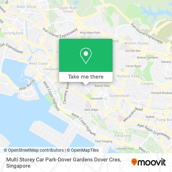 Multi Storey Car Park-Dover Gardens Dover Cres地图