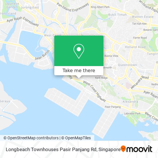 Longbeach Townhouses Pasir Panjang Rd map