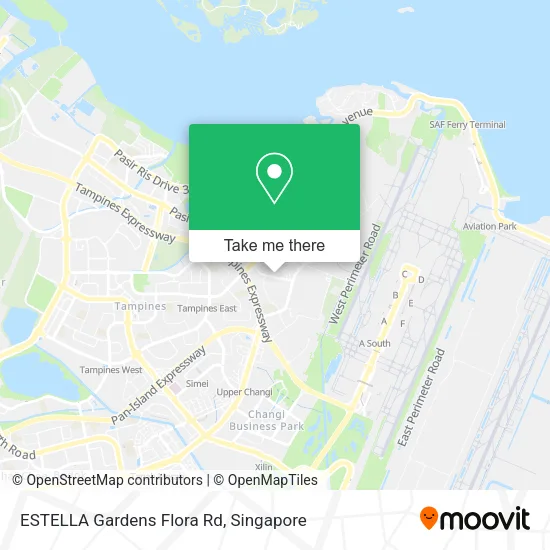 ESTELLA Gardens Flora Rd map
