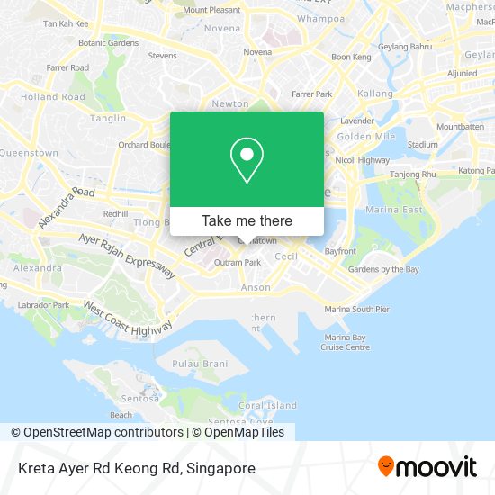 Kreta Ayer Rd Keong Rd地图