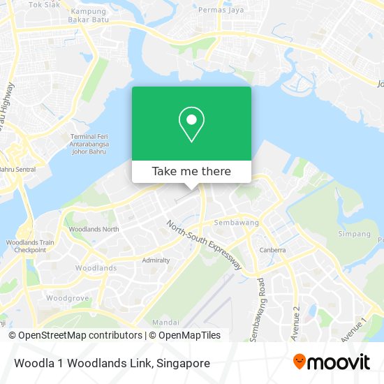 Woodla 1 Woodlands Link map