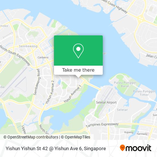 Yishun Yishun St 42 @ Yishun Ave 6地图