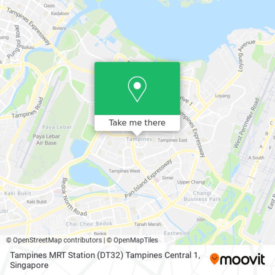 Tampines MRT Station (DT32) Tampines Central 1地图