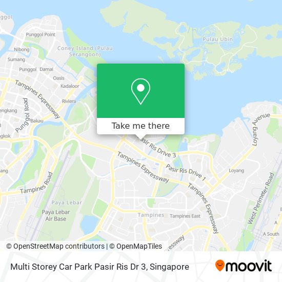 Multi Storey Car Park Pasir Ris Dr 3 map