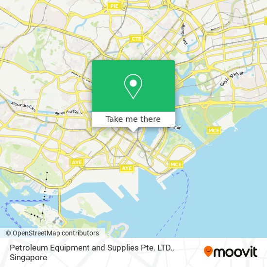 Petroleum Equipment and Supplies Pte. LTD. map