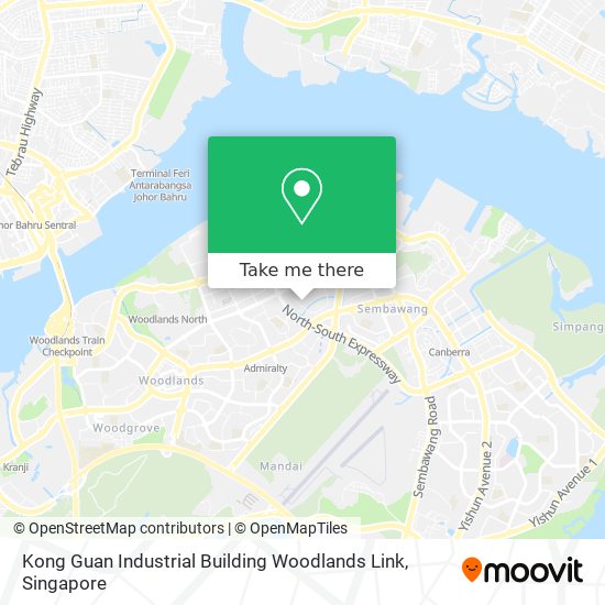 Kong Guan Industrial Building Woodlands Link地图