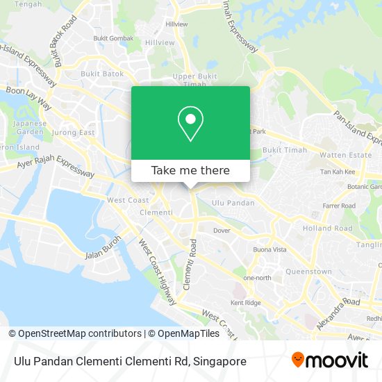 Ulu Pandan Clementi Clementi Rd map