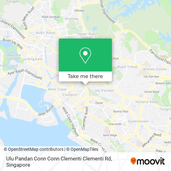 Ulu Pandan Conn Conn Clementi Clementi Rd地图