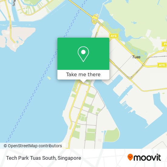 Tech Park Tuas South map