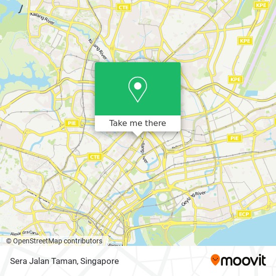 Sera Jalan Taman map