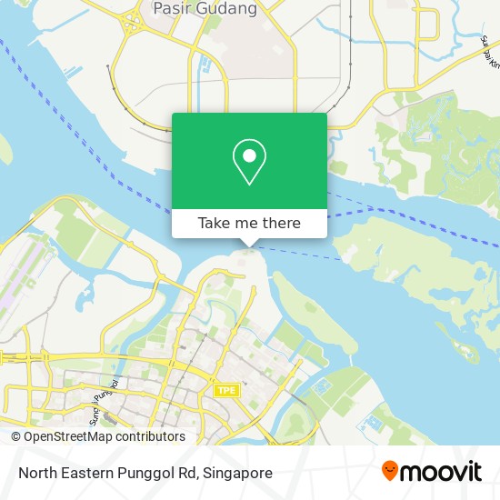 North Eastern Punggol Rd map