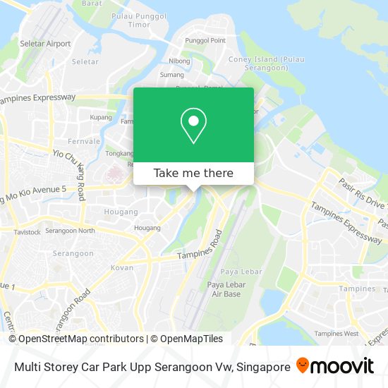 Multi Storey Car Park Upp Serangoon Vw map