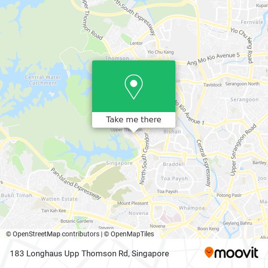 183 Longhaus Upp Thomson Rd地图