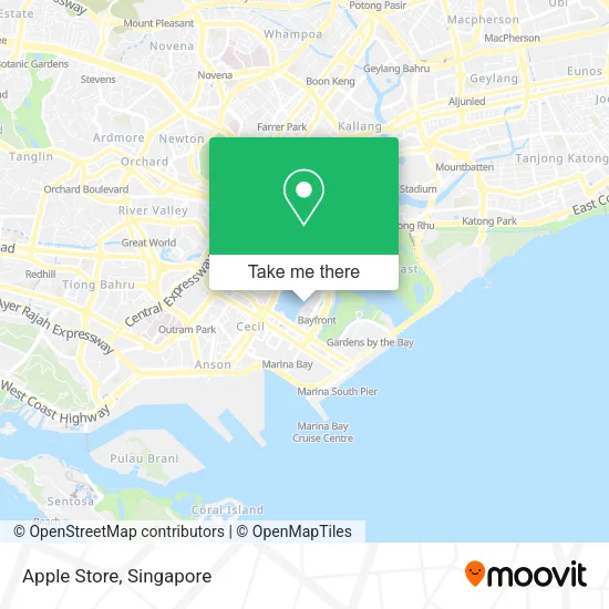 Apple Store map