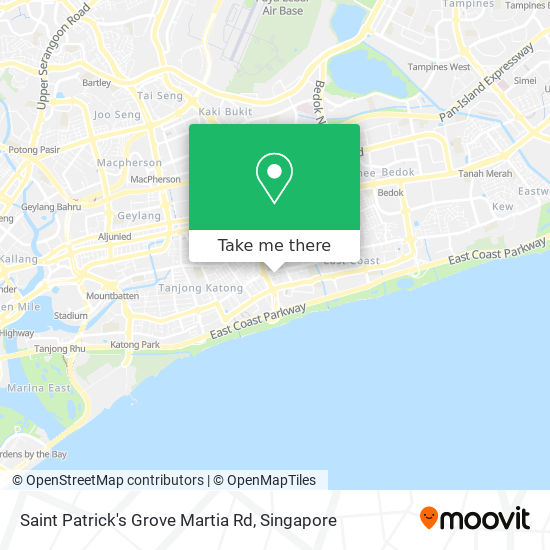 Saint Patrick's Grove Martia Rd map