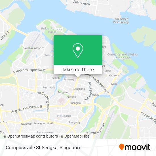 Compassvale St Sengka map