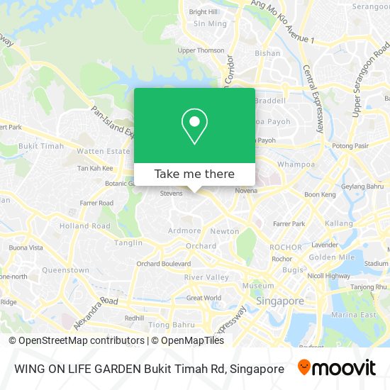 WING ON LIFE GARDEN Bukit Timah Rd map
