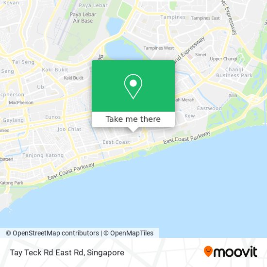 Tay Teck Rd East Rd map