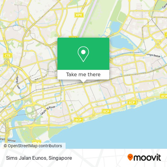 Sims Jalan Eunos地图