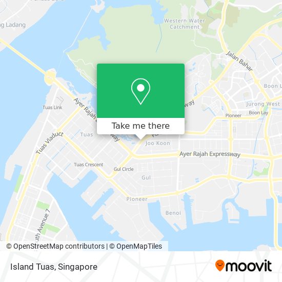 Island Tuas map