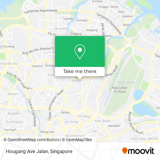 Hougang Ave Jalan map