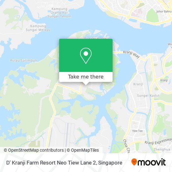 D' Kranji Farm Resort Neo Tiew Lane 2 map
