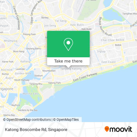 Katong Boscombe Rd地图