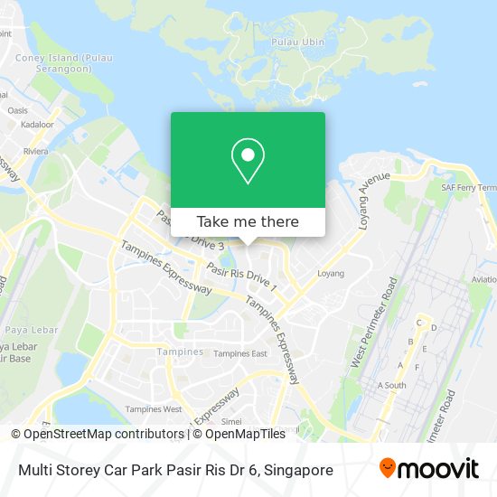 Multi Storey Car Park Pasir Ris Dr 6 map
