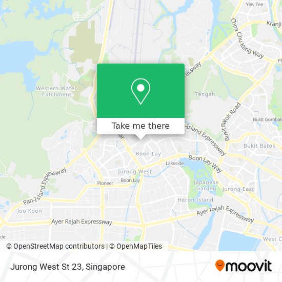 Jurong West St 23 map