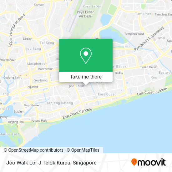 Joo Walk Lor J Telok Kurau地图