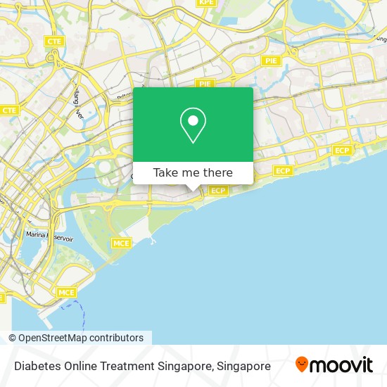 Diabetes Online Treatment Singapore map