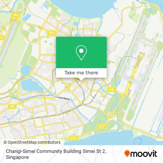 Changi-Simei Community Building Simei St 2 map