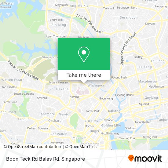 Boon Teck Rd Bales Rd map