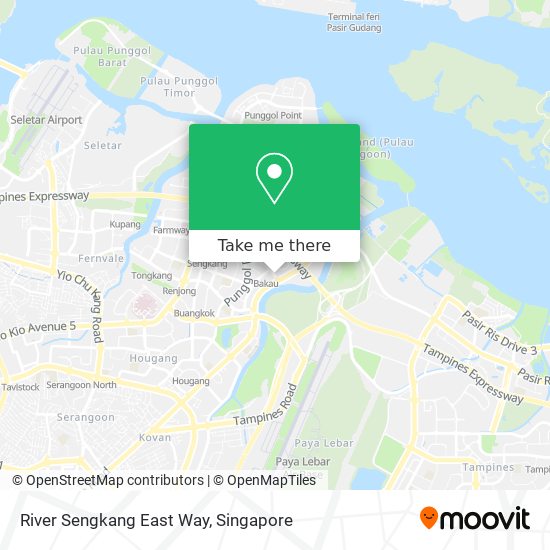 River Sengkang East Way地图