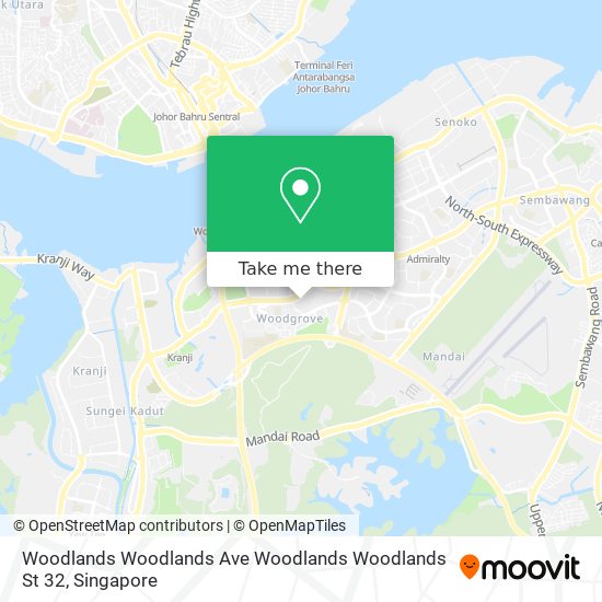 Woodlands Woodlands Ave Woodlands Woodlands St 32地图