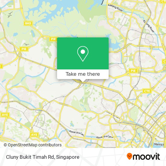Cluny Bukit Timah Rd map