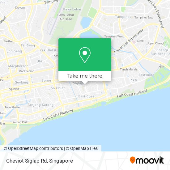 Cheviot Siglap Rd地图