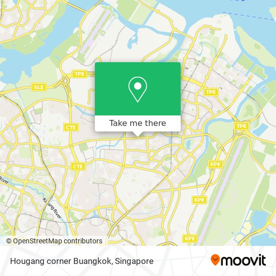 Hougang corner Buangkok地图