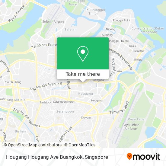 Hougang Hougang Ave Buangkok map