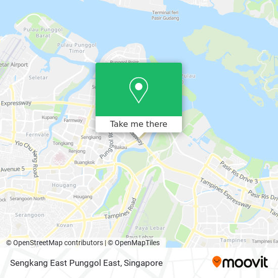 Sengkang East Punggol East map