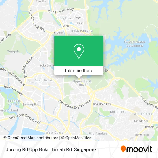 Jurong Rd Upp Bukit Timah Rd地图
